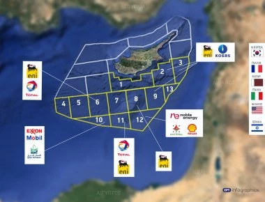 Αδειοδότηση του 7 της Κυπριακής ΑΟΖ από εταιρείες των γειτονικών τεμαχίων!